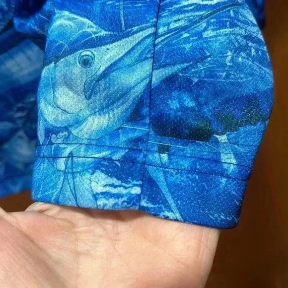 Guy Harvey Fish Camo Sz M - Picture 5 of 6